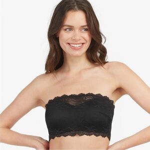 Spanx Undie-tectable Better Bandeau size xl black lace